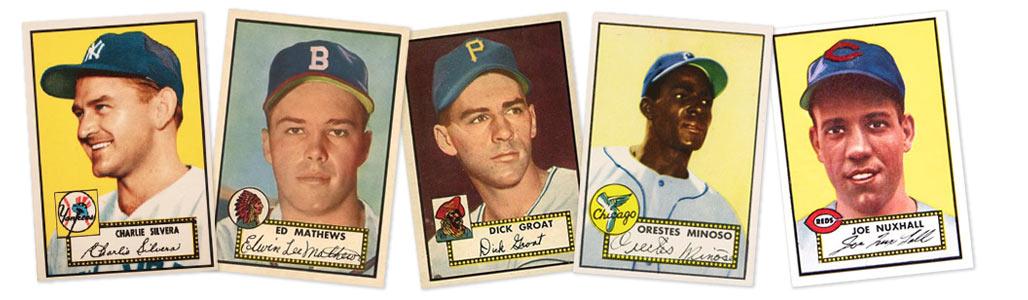 1952 Topps baseball rookie card prices
