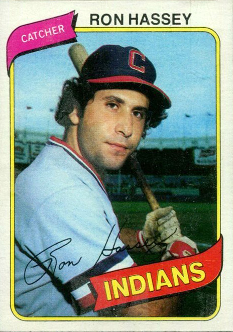 1980 Topps Ron Hassey Rookie Card #222