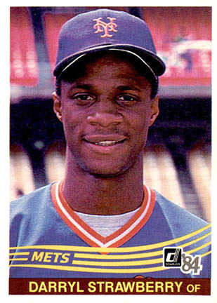 1984 Donruss Darryl Strawberry Rookie Card #68