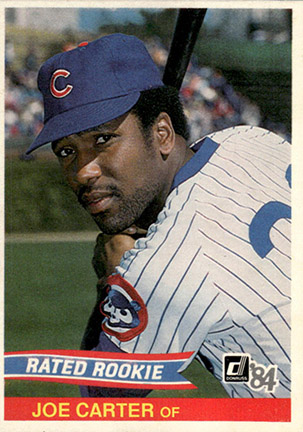 1984 Donruss Joe Carter Rookie Card #41