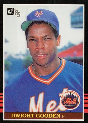 1985 Donruss Dwight Gooden baseball card #190