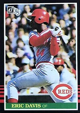 1985 Donruss Eric Davis baseball card #325