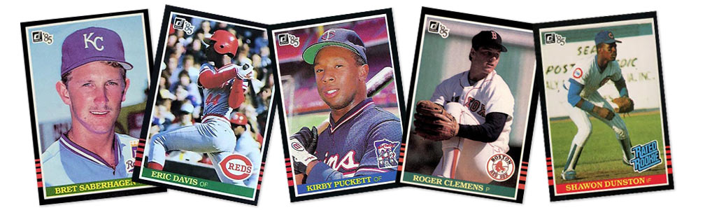 1985 Donruss baseball rookie card prices
