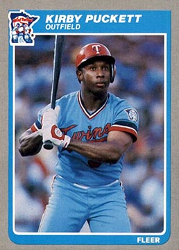 1985 Fleer Kirby Puckett baseball card #286
