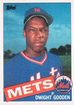 1985 Topps Dwight Gooden baseball card #620