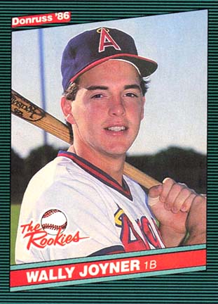 1986 Donruss Rookies Wally baseball card #1