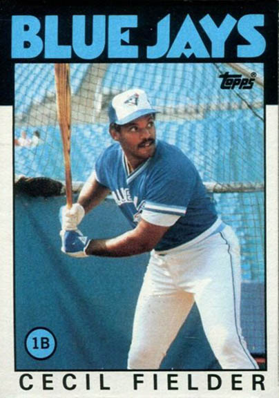 1986 Topps Cecil Fielder baseball card #386