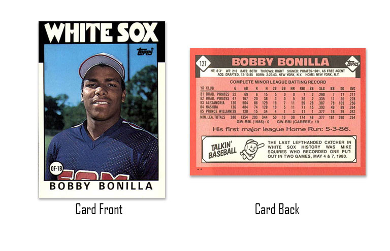 1986 Topps Traded Bobby Bonilla Rookie Card #12T