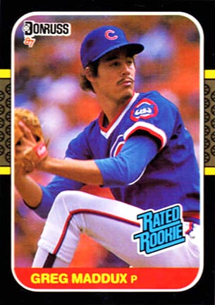 1987 Donruss Greg Maddux baseball card #36
