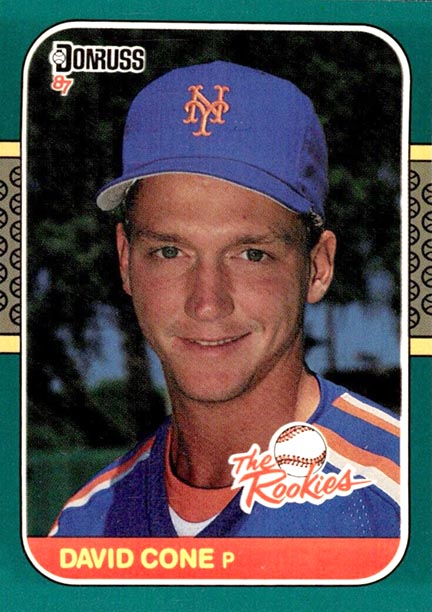 1987 Donruss Rookies David Cone baseball card #35