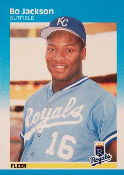 1987 Fleer Bo Jackson baseball card #369