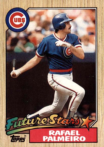 1987 Topps Rafael Palmeiro Future Stars card #634