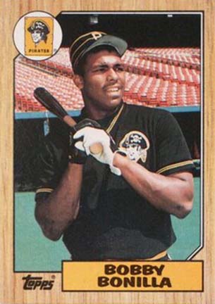 1987 Topps Bobby Bonilla baseball card #184