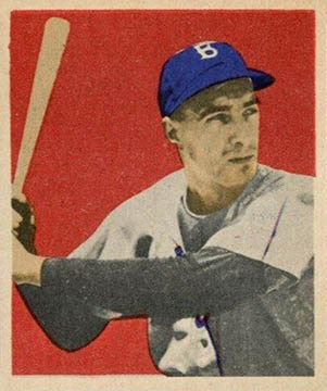 1949 Bowman Billy Cox rookie card