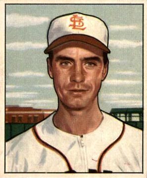 1950 Bowman Billy Demars baseball card