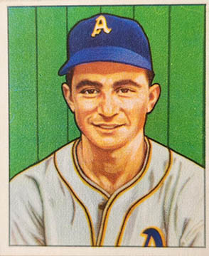 1950 Bowman Bobby Shantz baseball card