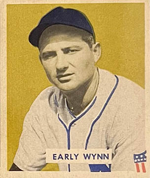 1949 Bowman Early Wynn rookie card