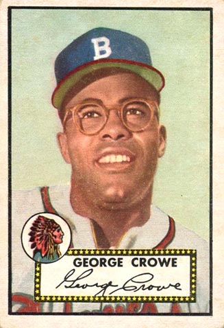 1952 Topps George Crowe baseball card #360