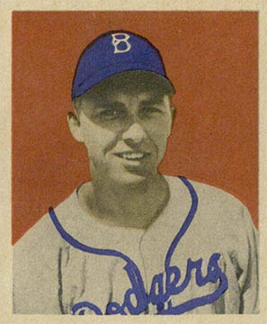 1949 Bowman Gil Hodges rookie card