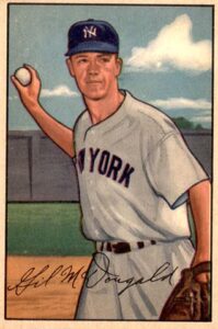 1952 Bowman Gil McDougald baseball card