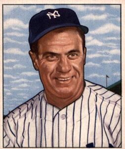 1950 Bowman Hank Bauer baseball card