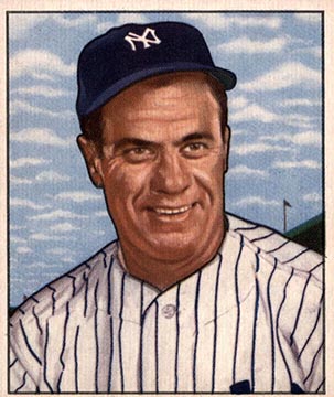 1950 Bowman Hank Bauer baseball card