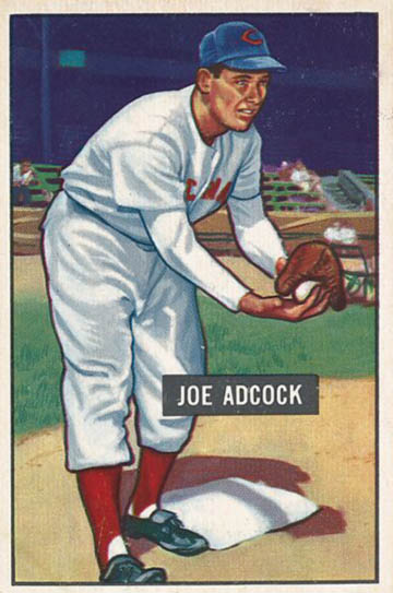 1951 Bowman Joe Adcock baseball card #323
