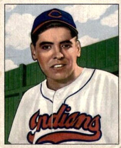 1950 Bowman Mike Garcia baseball card