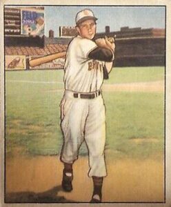 1950 Bowman Roy Sievers baseball card