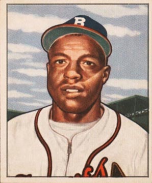 1950 Bowman Sam Jethroe baseball card