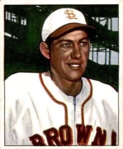 1950 Bowman Sherman Lollar baseball card