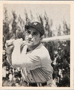 1948 Bowman Yogi Berra Rookie Card #6