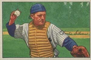 1952 Bowman Charlie Silvera baseball card #197