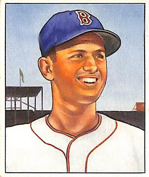 1950 Bowman Mel Parnell baseball card