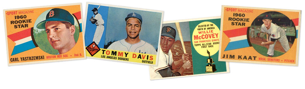 1960 Topps baseball rookie card prices