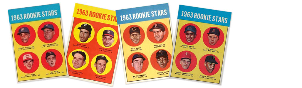 1963 Topps baseball rookie card prices