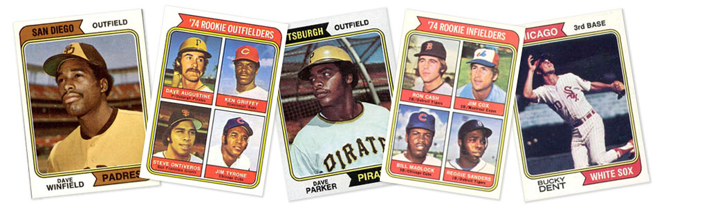 1974 Topps baseball rookie card prices