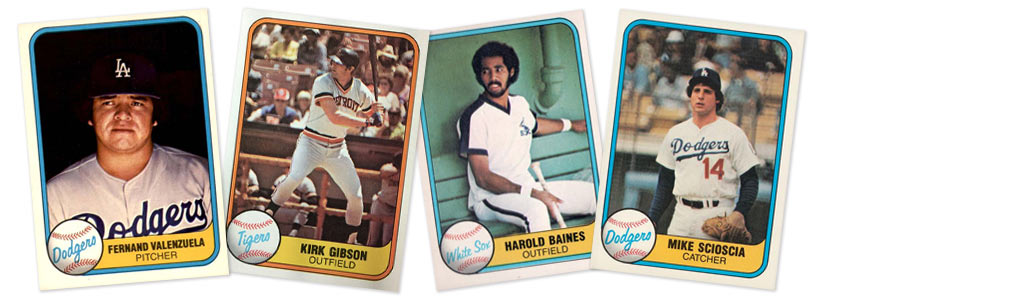 1981 Fleer baseball rookie card prices