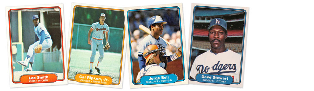 1982 Fleer baseball rookie card prices