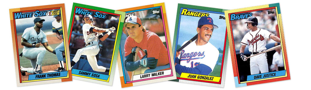 1990 Topps baseball card prices