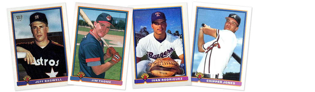 1991 Bowman baseball rookie card prices