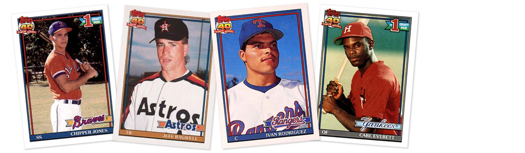 1991 Topps baseball rookie card prices
