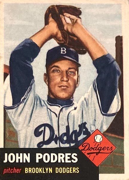 1953 Topps John Podres #263