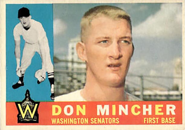 1960 Topps Don Mincher #548