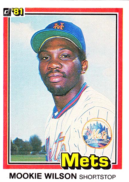 1981 Donruss Mookie Wilson #575