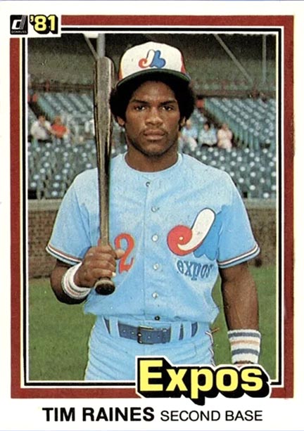 1981 Donruss Tim Raines #538