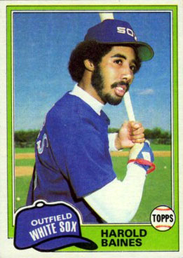 1981 Topps Harold Baines #347