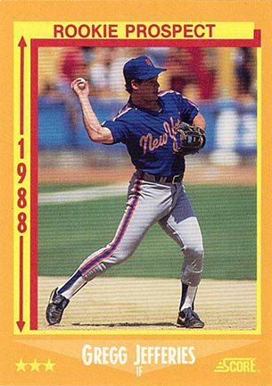 1988 Score Gregg Jefferies #645