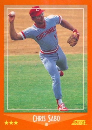 1988 Score Traded Chris Sabo #100T