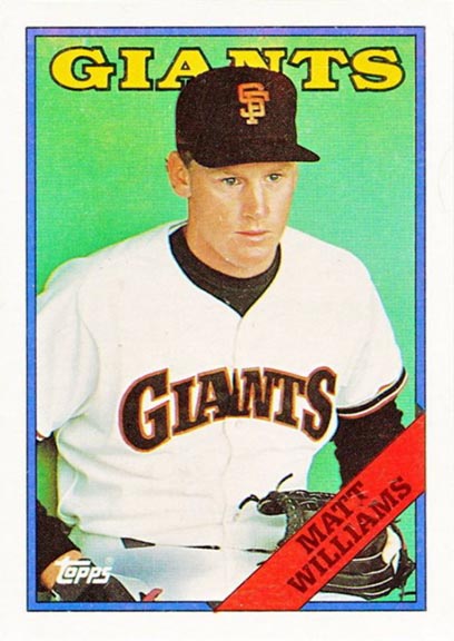 1988 Topps Matt Williams #372